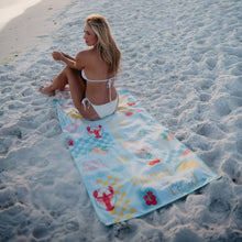 Load image into Gallery viewer, Katydid Reversible Beach Towel Italian Summer