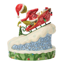 Load image into Gallery viewer, Grinch on Small Sled Figurine 6018956