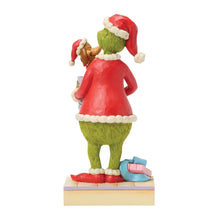 Load image into Gallery viewer, Grinch Holding Gift with Max 6018957