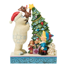 Load image into Gallery viewer, Bumble Holding Rudolph by Tree 6019109