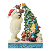 Load image into Gallery viewer, Bumble Holding Rudolph by Tree 6019109
