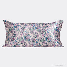 Load image into Gallery viewer, Bridgerton X Kitsch Satin Pillowcase in Wisteria - King
