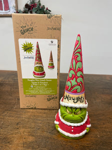 Naughty nice grinch gnome