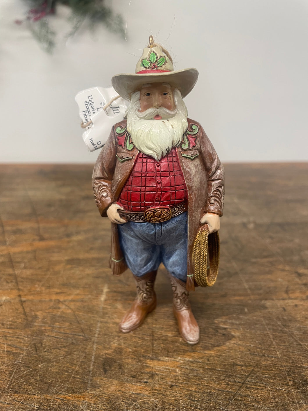 Ornament Western Santa