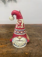 Load image into Gallery viewer, Ornament Nordic Noel gnome with flaps hat