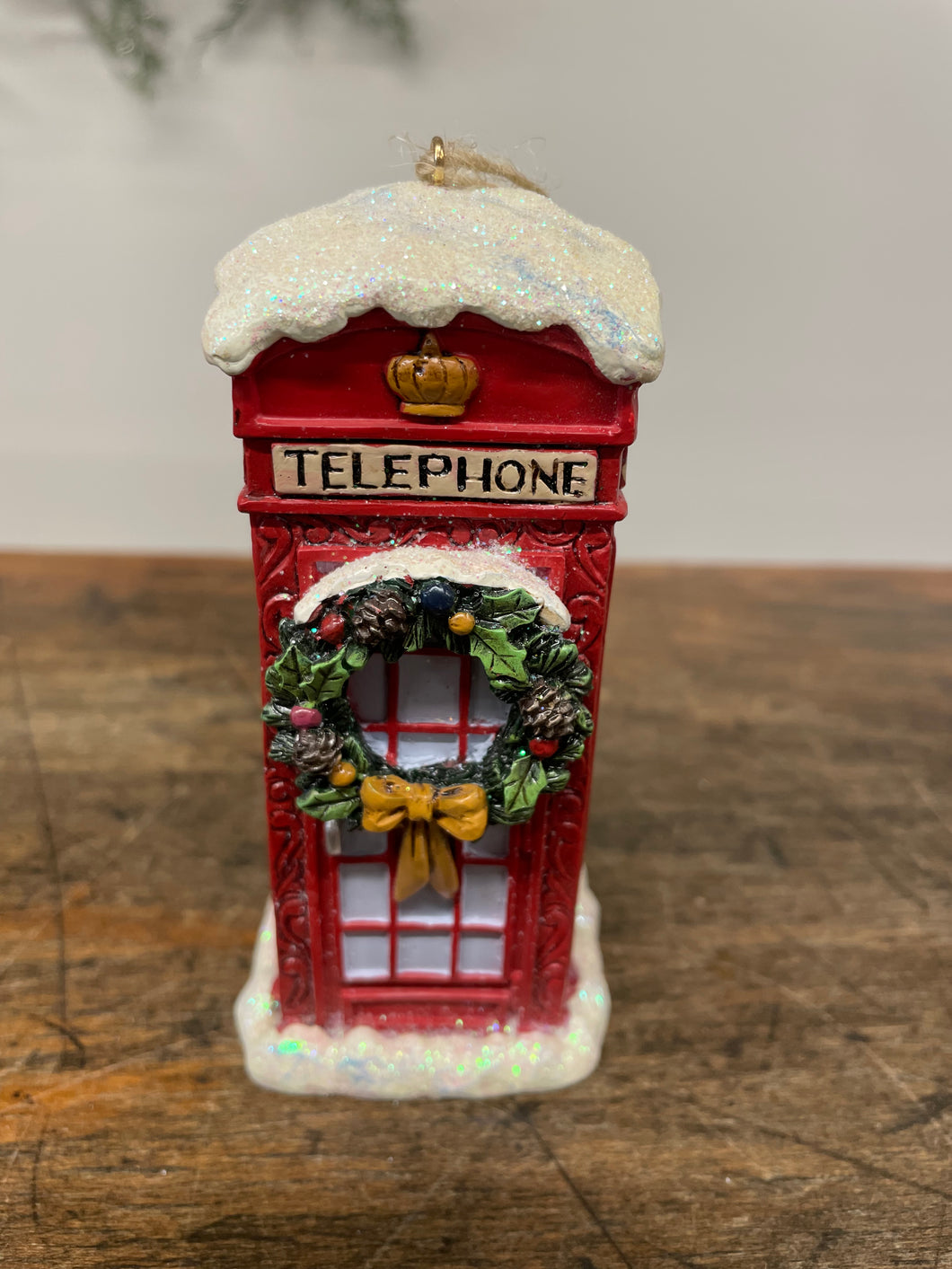 Ornament telephone booth