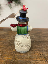 Load image into Gallery viewer, Ornament snowman with sign