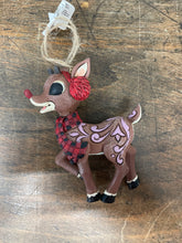 Load image into Gallery viewer, Ornament Rudolph with earmuffs