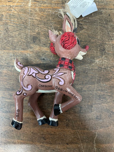 Ornament Rudolph with earmuffs