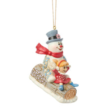 Load image into Gallery viewer, Frosty &amp; Karen in Log Sled H/O
6019167