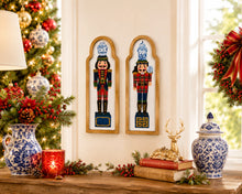 Load image into Gallery viewer, Nutcracker framed wall art set of 2 15.75”