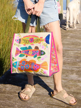 Load image into Gallery viewer, Natural Life Fish Insulated Cooler Tote