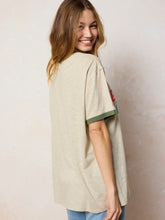 Load image into Gallery viewer, Natural Life Oversized Ringer Tee What If