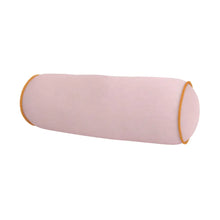 Load image into Gallery viewer, Laura Park Blush Pink Velvet Bolster Pillow