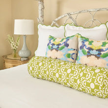 Load image into Gallery viewer, Laura Park Aspen Moss Round Bolster Pillow