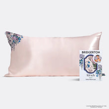 Load image into Gallery viewer, Bridgerton X Kitsch Satin Pillowcase in Wisteria - King
