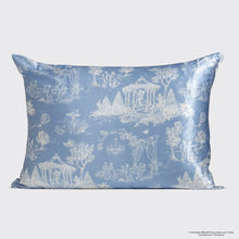 Load image into Gallery viewer, Bridgerton X Kitsch Satin Pillowcase in Garden Toile