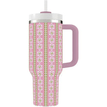 Load image into Gallery viewer, Laura Park Rosemary Stripe 40 oz. Travel Tumbler