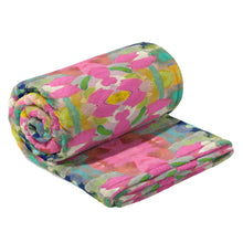 Load image into Gallery viewer, Laura Park Pink Paradise Fleece Blanket
