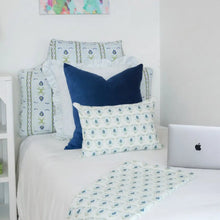 Load image into Gallery viewer, Rosemary Stripe Lagoon Twin XL Laura Park Headboard Pillow