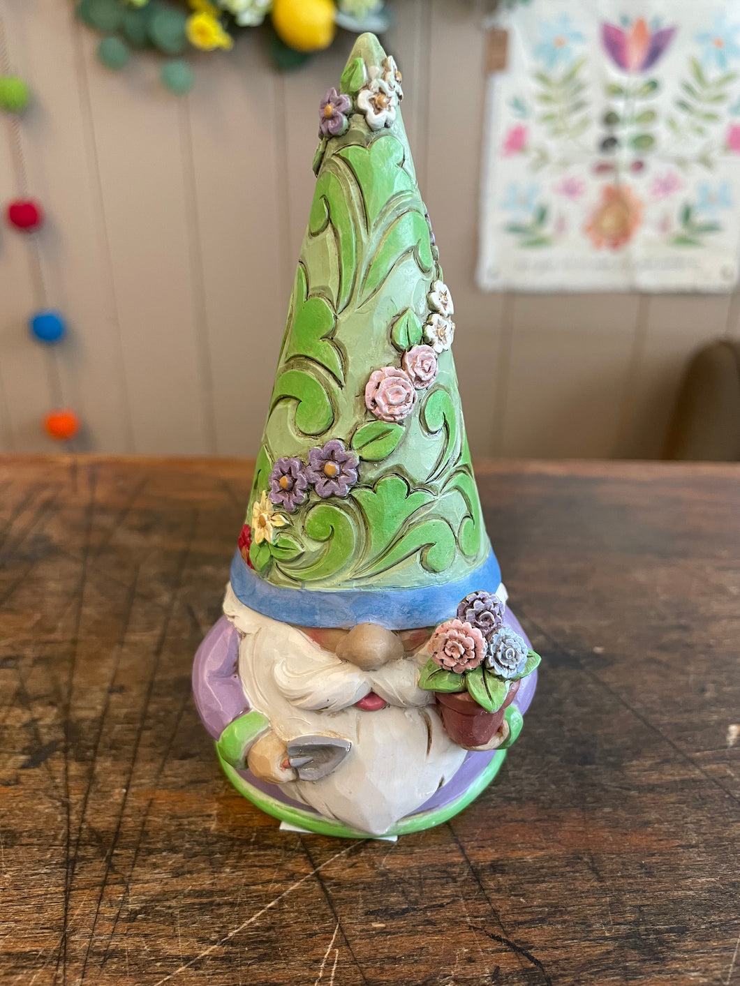 An artist for all seasons gnome — spring