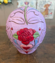 Load image into Gallery viewer, Purple day of the dead skull