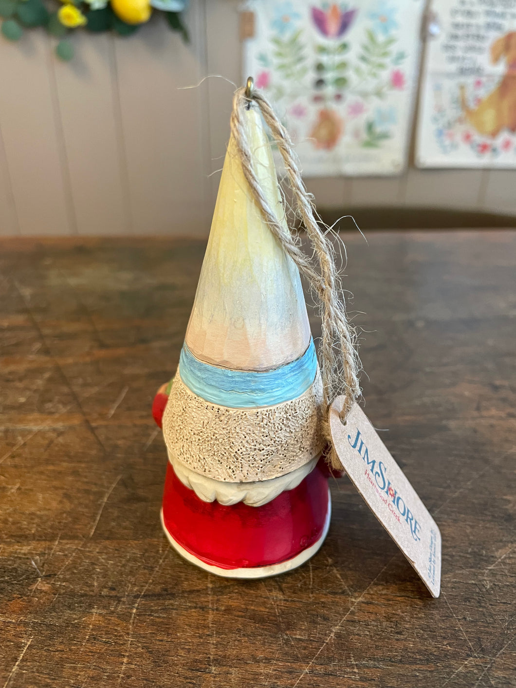 Coastal, gnome ball ornament