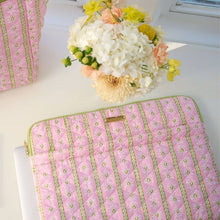 Load image into Gallery viewer, Laura Park Rosemary Stripes Quilted Laptop Case