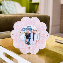 Load image into Gallery viewer, Laura Park Chintz Rose Acrylic Round Picture Frame