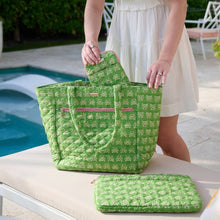 Load image into Gallery viewer, Laura Park Rosemary Meadow Quilted Tote Bag