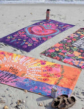 Load image into Gallery viewer, Natural Life Microfiber Kindness Matters Beach Towel