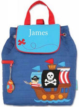 Load image into Gallery viewer, Stephen Joseph Quilted Pirate Backpack