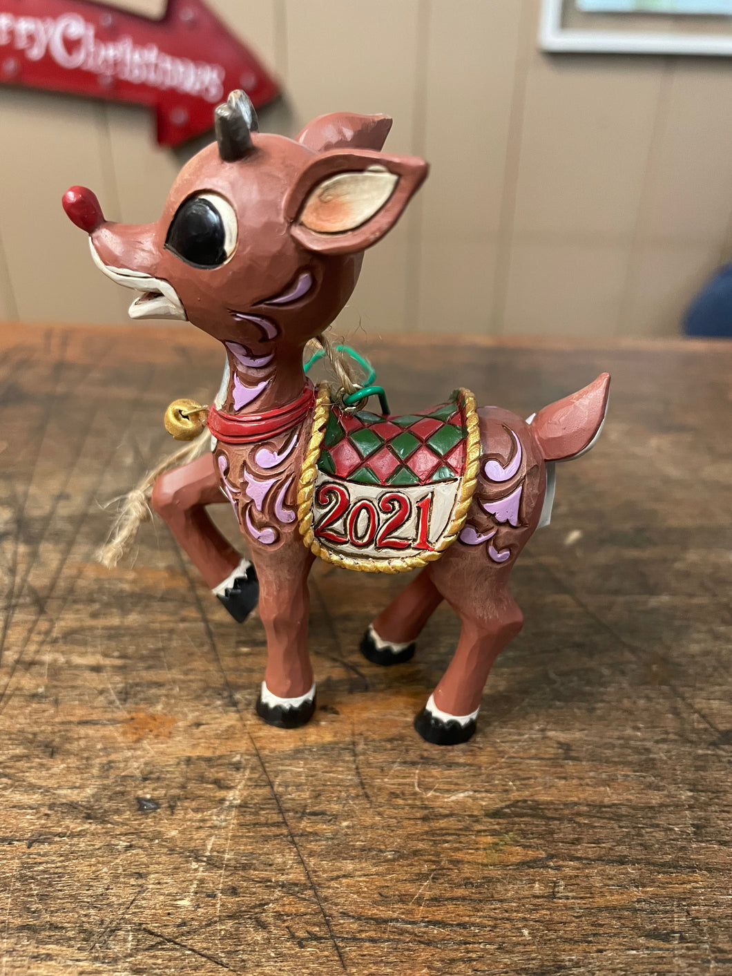 Jim shore, 2021 Rudolph ornament