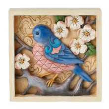 Load image into Gallery viewer, Jim shore bluebird, decorative plaque