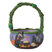 Load image into Gallery viewer, Jim shore Halloween two-sided basket