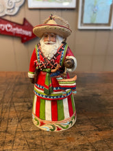 Load image into Gallery viewer, Jim shore, Mexican, Santa ornament