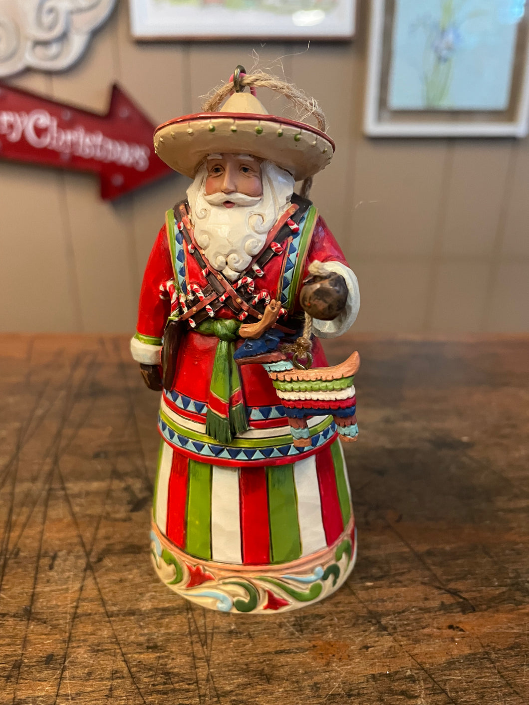Jim shore, Mexican, Santa ornament