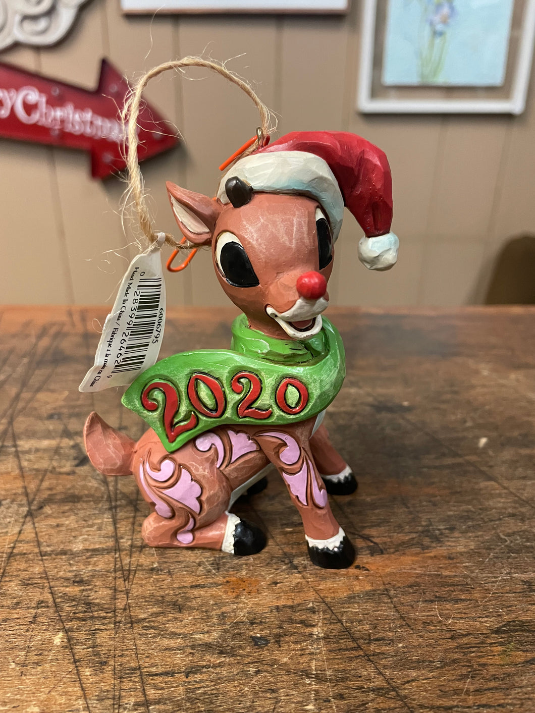 Jim shore 2020 Rudolph ornament