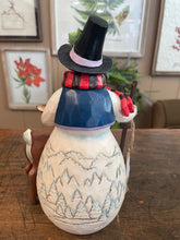 Load image into Gallery viewer, Jim Shore Heartwood A Wonderland Among Friends snowman Deer Scene
