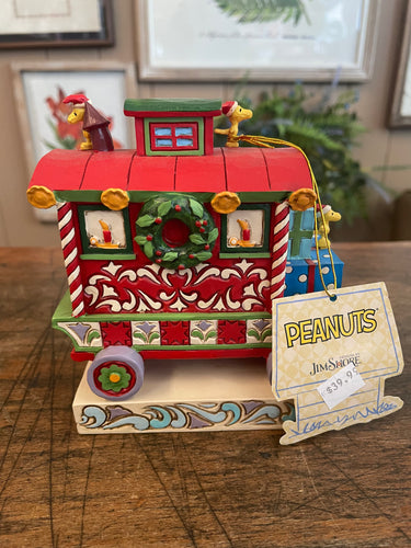 Jim shore peanuts Christmas caboose