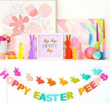 Load image into Gallery viewer, Set of 3 orange acrylic bunny set