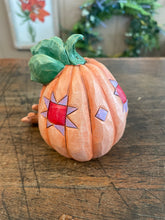 Load image into Gallery viewer, Jim shore pumpkin with bounty mini