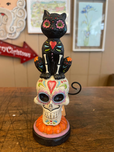 Jim shore “dia de Los Gatos”