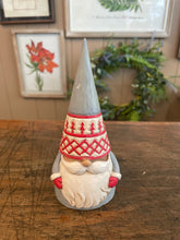 Load image into Gallery viewer, Jim shore Grey Trees Hat Gnome