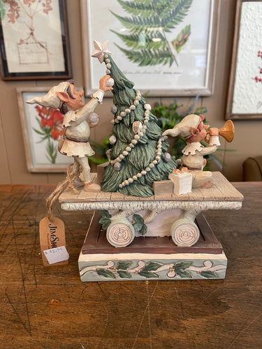 Jim Shore Woodland Elves/Tree Train Car