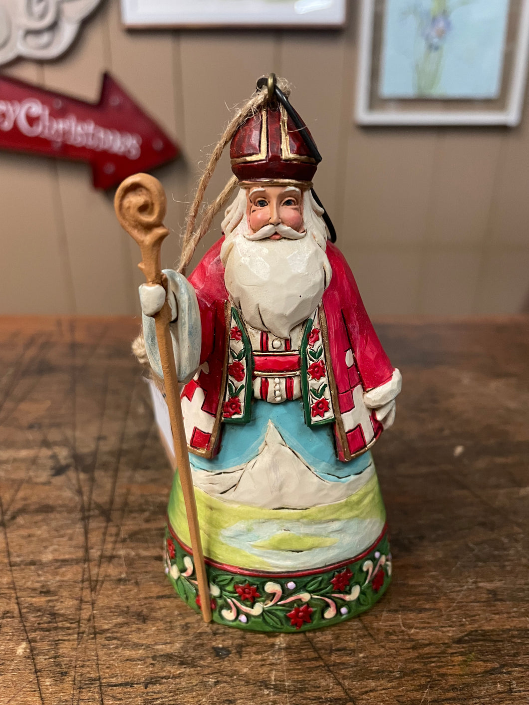 Jim shore, Switzerland, Santa ornament