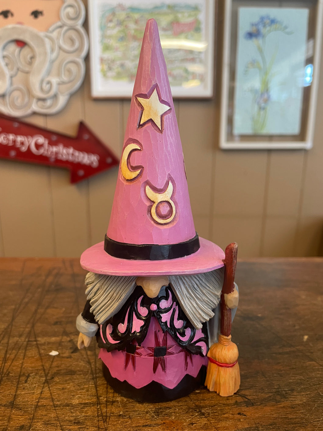 Jim Shore “witch way gnome”