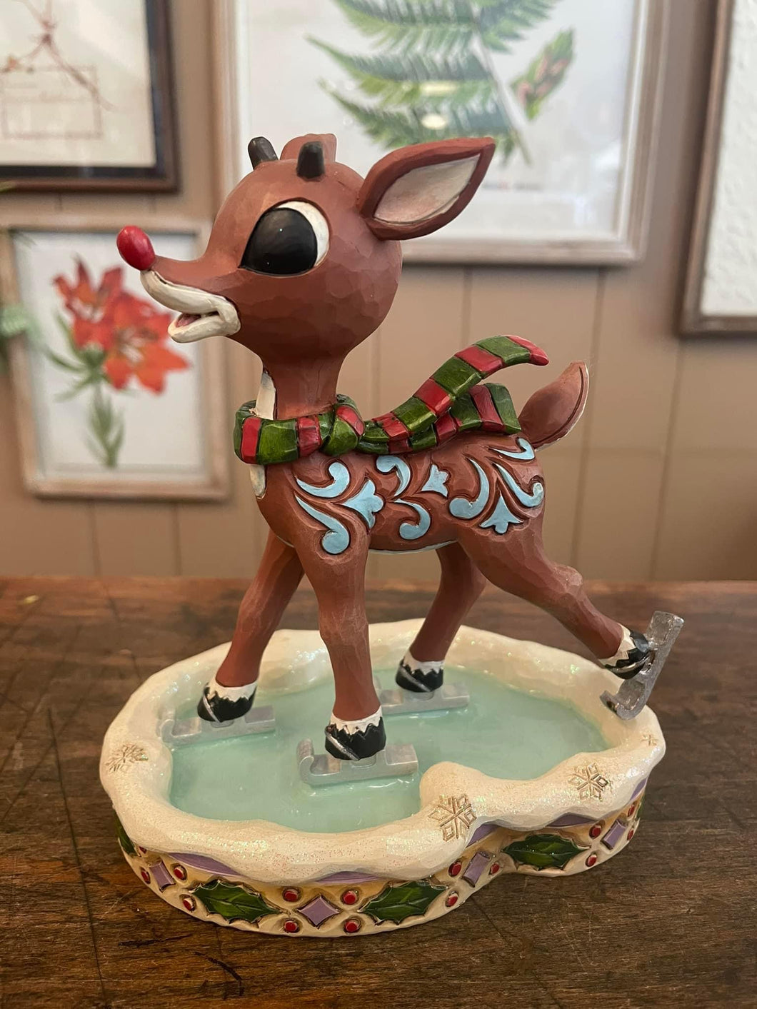 Jim Shore Rudolph Ice Skating
