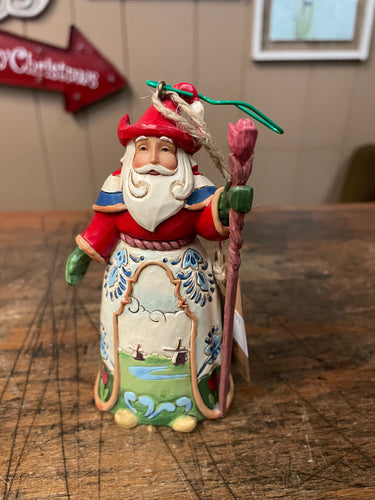 Jim shore Dutch Santa ornament