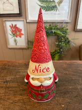 Load image into Gallery viewer, Jim shore Naughty/Nice Two-Sided Gnome